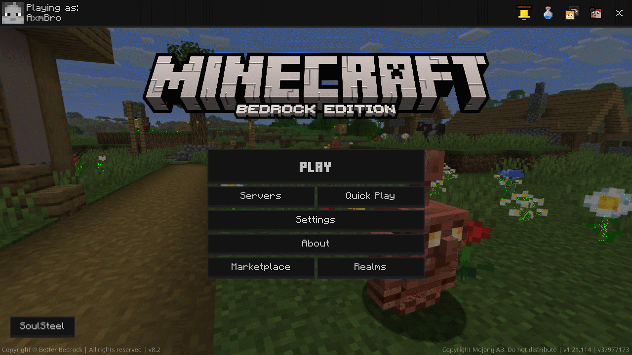 BB v5 Theme (@AxmBro) - Minecraft Bedrock Other