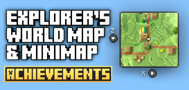 Explorers World Map and MiniMap (@Minecart7) - Minecraft Bedrock Addon
