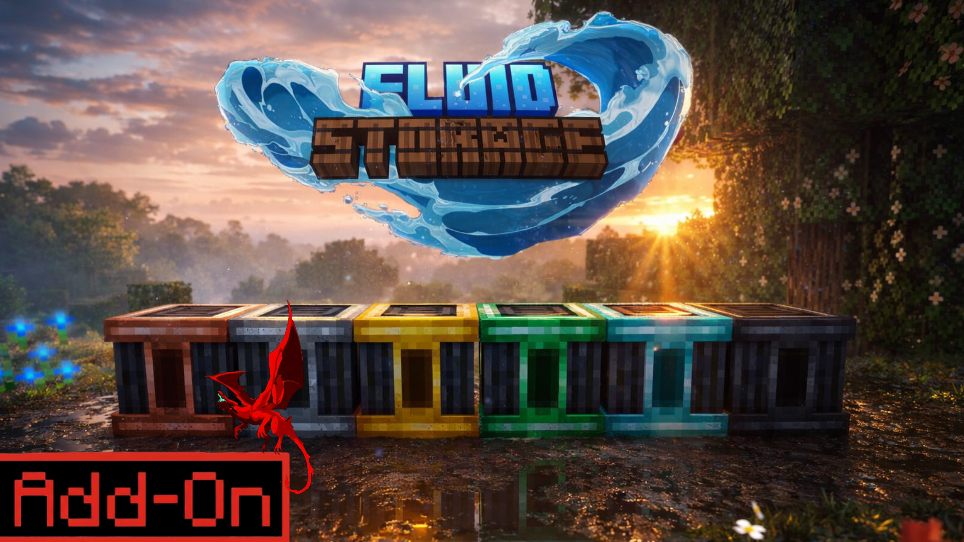 Fluid-Storage (@gridveynstudiosofc) - Minecraft Bedrock Addon